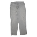 DICKIES Mens Jeans Grey Relaxed Straight Denim Medium W36 L34 Workwear Zip