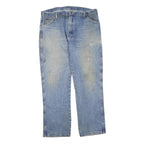 DICKIES Mens Jeans Blue Regular Straight Denim Medium W42 L32 Casual Workwear