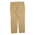 CARHARTT Mens Cotton Blend Beige Relaxed Straight Trousers W36 L32 Workwear