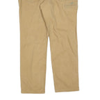 CARHARTT Mens Cotton Blend Beige Relaxed Straight Trousers W36 L32 Workwear