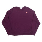 CHAMPION REVERSE WEAVE Womens Sweatshirt Purple 2XL
