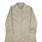 CANDA Womens Beige Cotton Classic Jacket M Plain Button Closure Long Sleeve