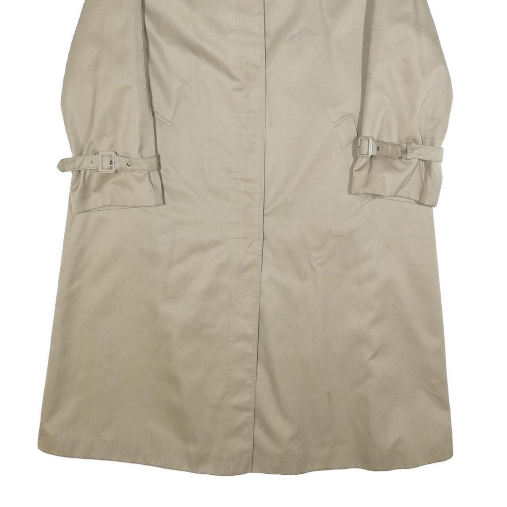 CANDA Womens Beige Cotton Classic Jacket M Plain Button Closure Long Sleeve