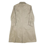 CANDA Womens Beige Cotton Classic Jacket M Plain Button Closure Long Sleeve