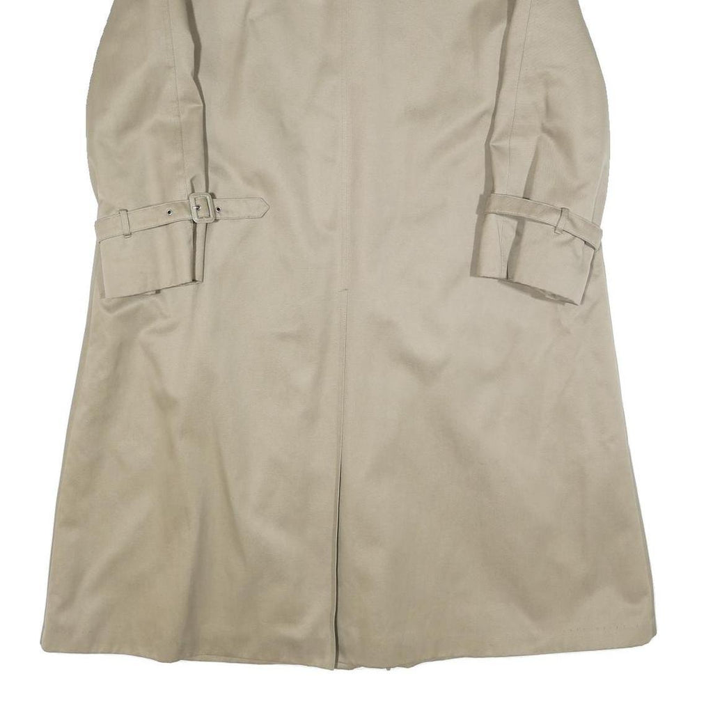 CANDA Womens Beige Cotton Classic Jacket M Plain Button Closure Long Sleeve