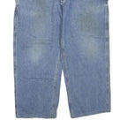 CARHARTT Mens Regular Fit Straight Blue Denim Jeans W40 L27 Workwear Casual