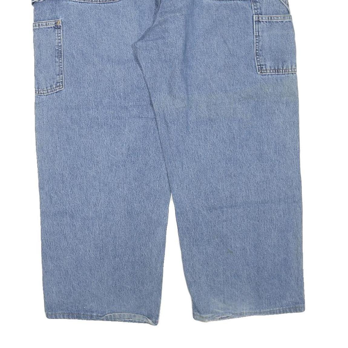 CARHARTT Mens Regular Fit Straight Blue Denim Jeans W40 L27 Workwear Casual