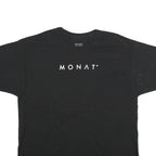 CHAMPION Mens Black Cotton Graphic T-Shirt 2XL Short Sleeve Crew Neck Magic