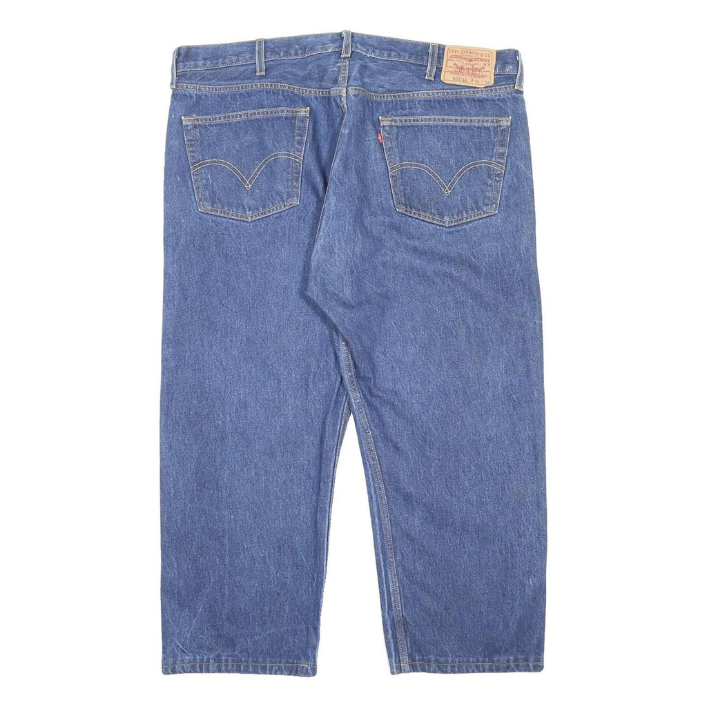 LEVI'S 501XX Mens Jeans Blue Regular Straight Denim Medium W40 L25 Classic
