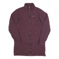 JACK WOLFSKIN Womens Maroon Quilted Jacket XS Polyester Zip Lightweight