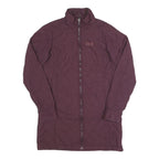 JACK WOLFSKIN Womens Maroon Quilted Jacket XS Polyester Zip Lightweight