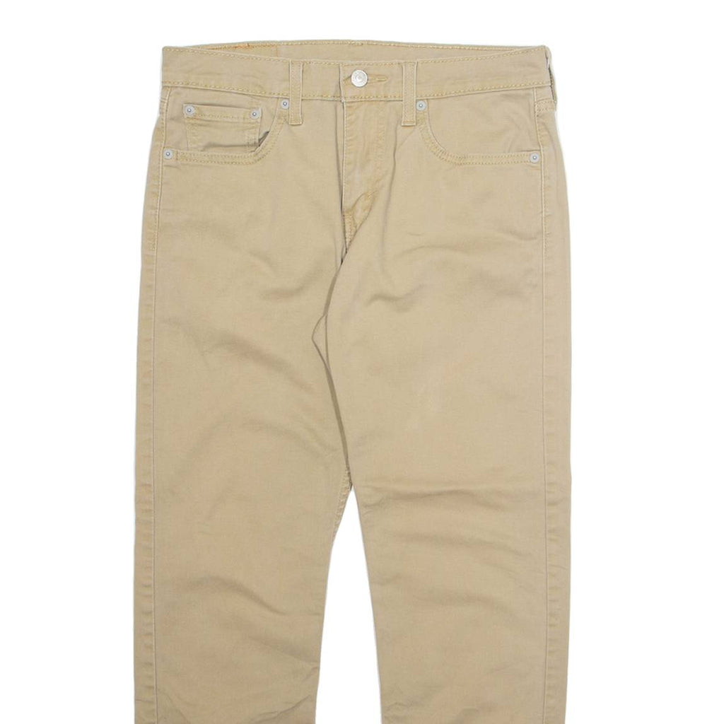 LEVI'S 502 Mens Trousers Beige Regular Straight W29 L27
