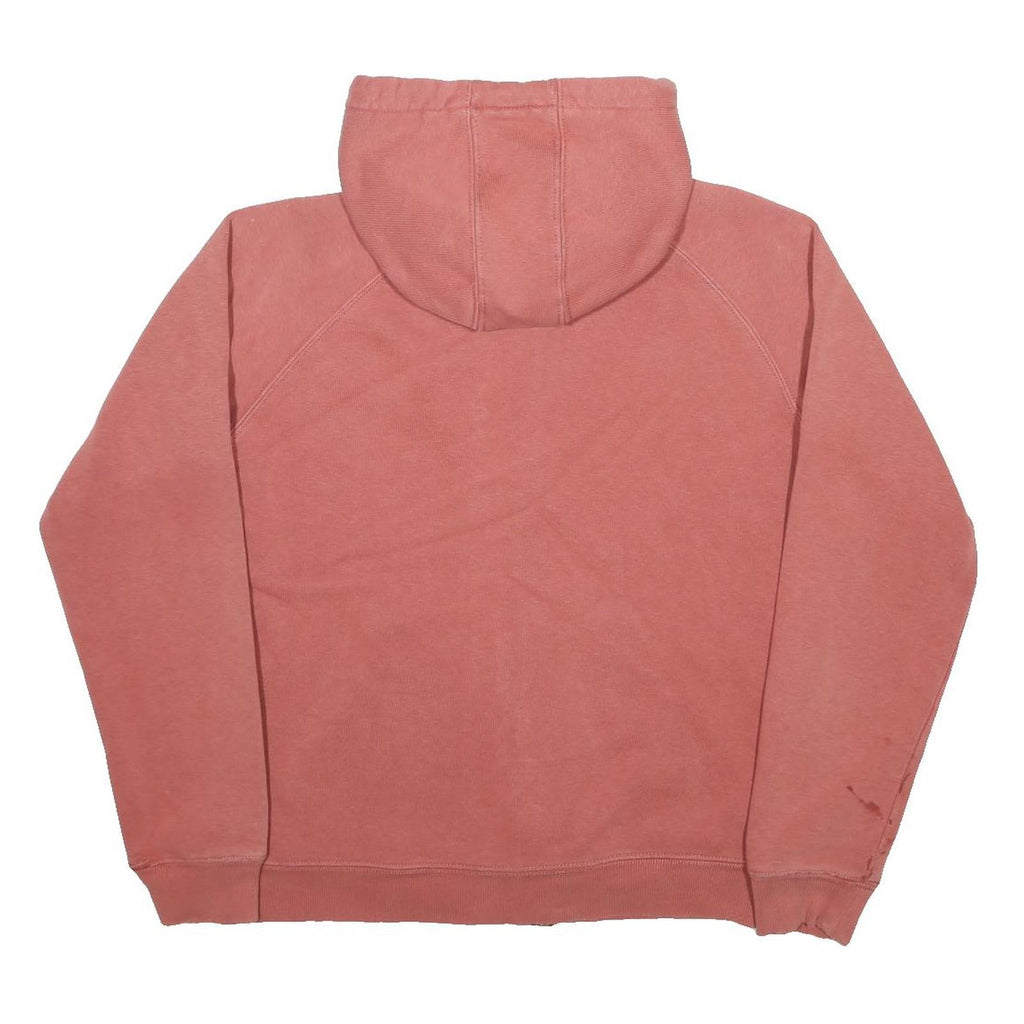 CARHARTT Womens Pink Full Zip Hoodie S Cotton Blend Casual Zip Up Sweatshirt