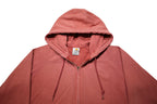 CARHARTT Womens Pink Full Zip Hoodie S Cotton Blend Casual Zip Up Sweatshirt