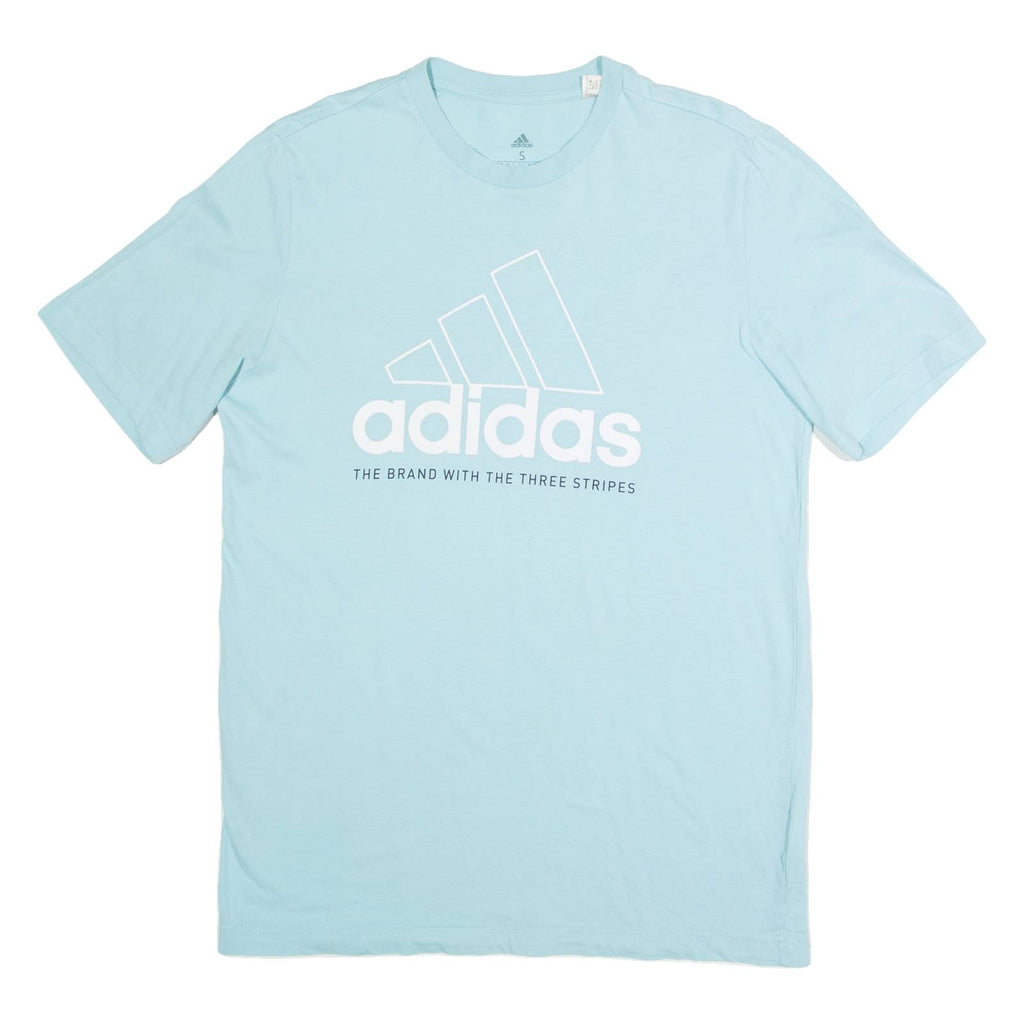 ADIDAS Mens T-Shirt Blue S