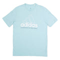 ADIDAS Mens T-Shirt Blue S