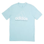 ADIDAS Mens T-Shirt Blue S