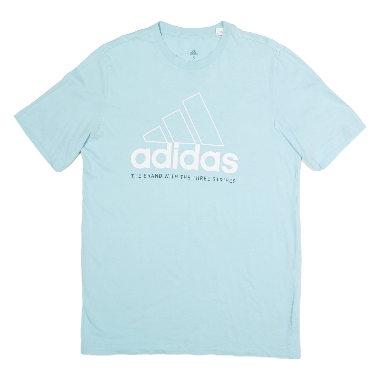 ADIDAS Mens T-Shirt Blue S