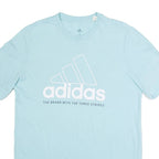 ADIDAS Mens T-Shirt Blue S