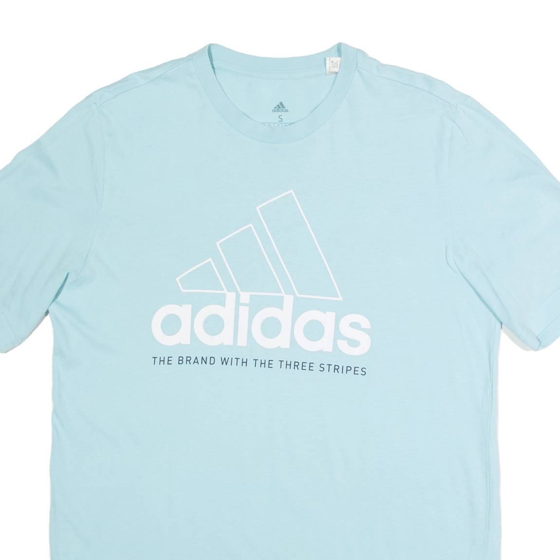 ADIDAS Mens T-Shirt Blue S