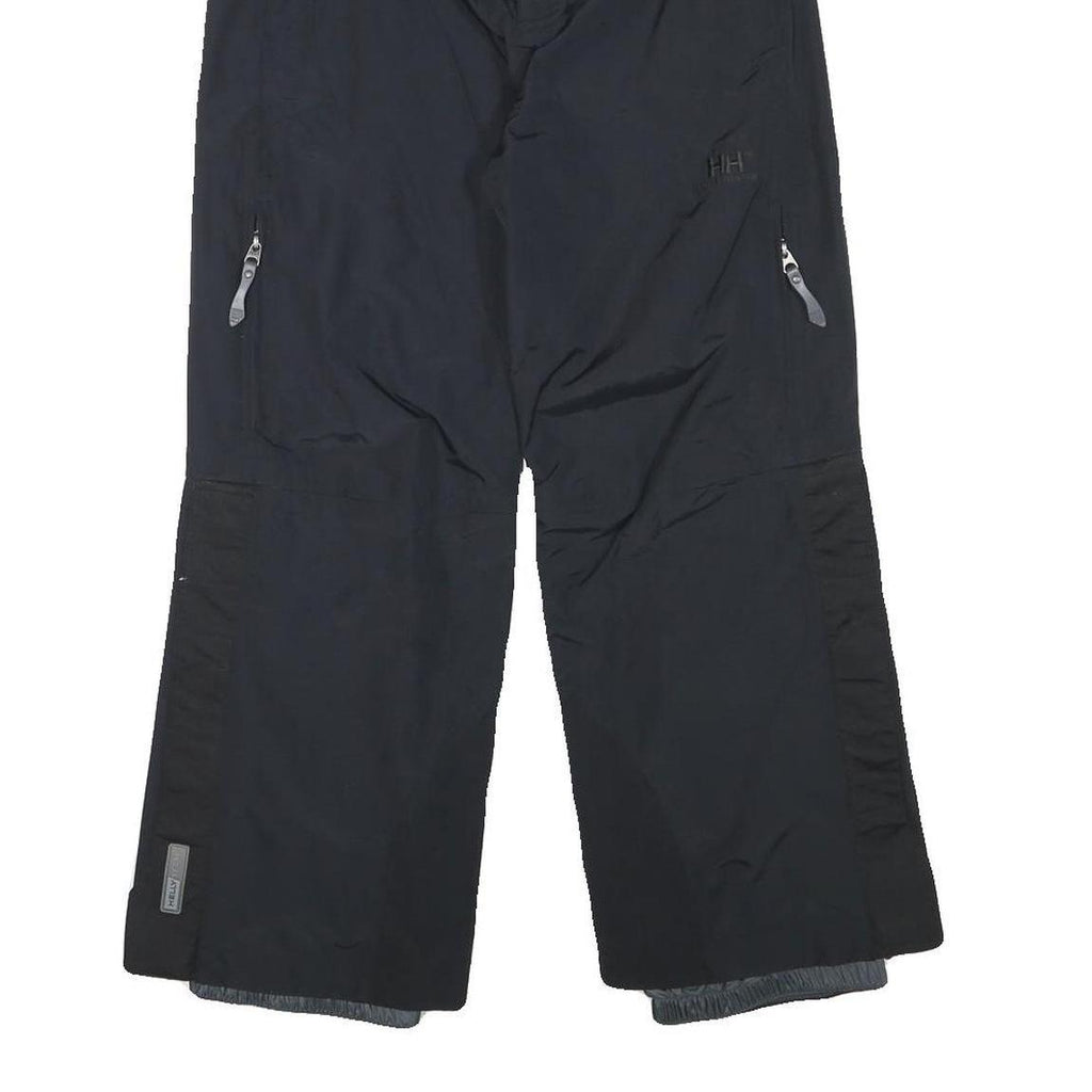 HELLY HANSEN Womens Black Polyester Blend Relaxed Tapered Trousers W26 L25