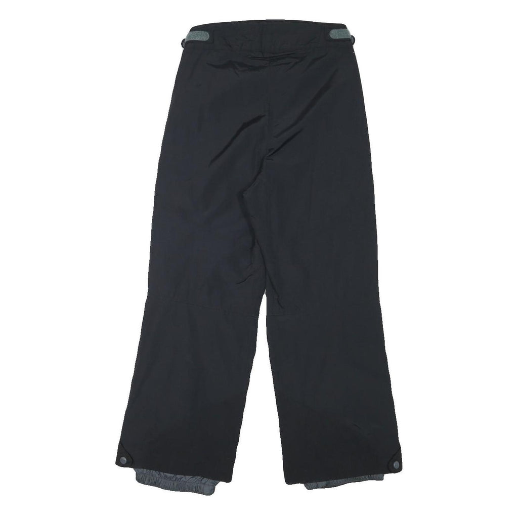 HELLY HANSEN Womens Black Polyester Blend Relaxed Tapered Trousers W26 L25