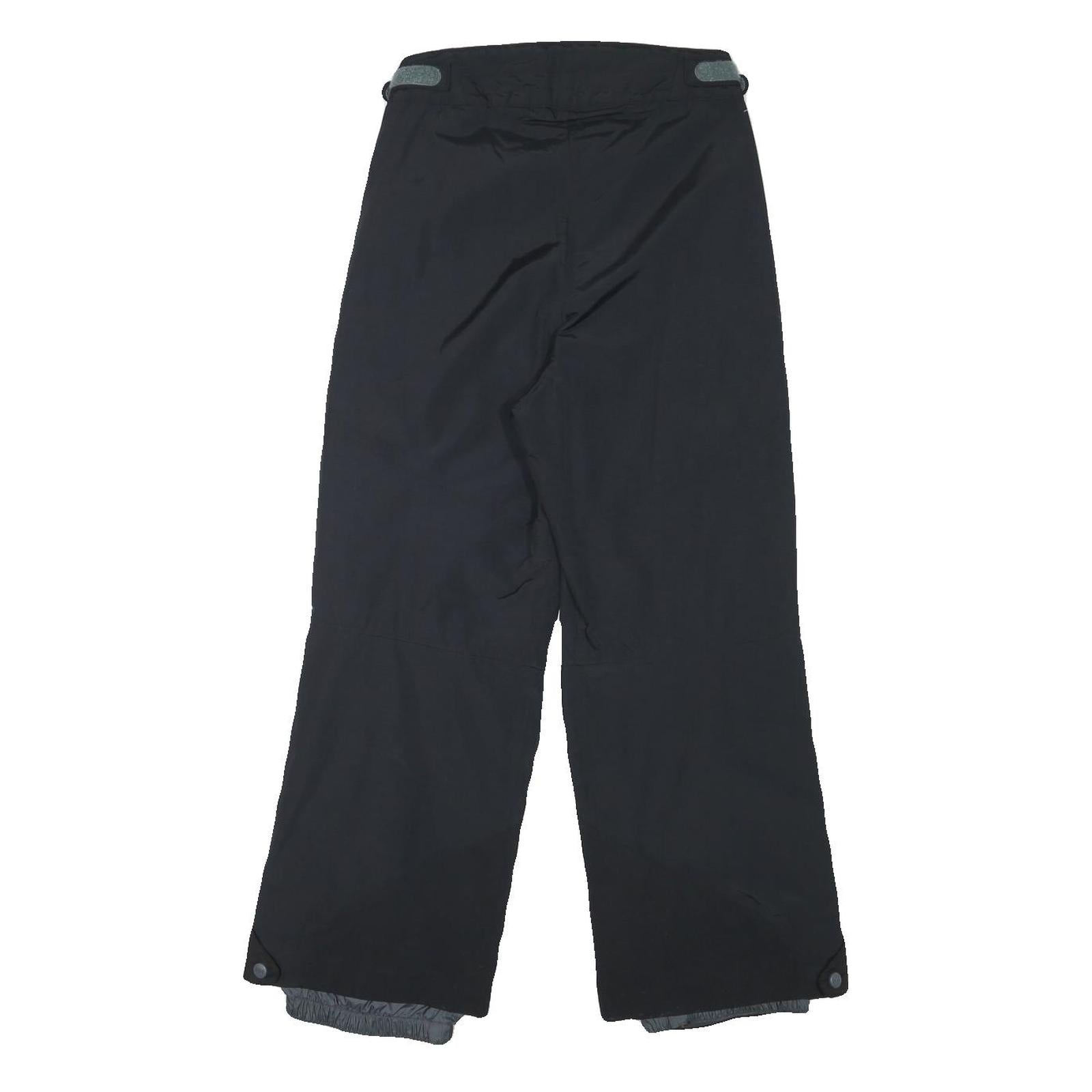 HELLY HANSEN Womens Black Polyester Blend Relaxed Tapered Trousers W26 L25