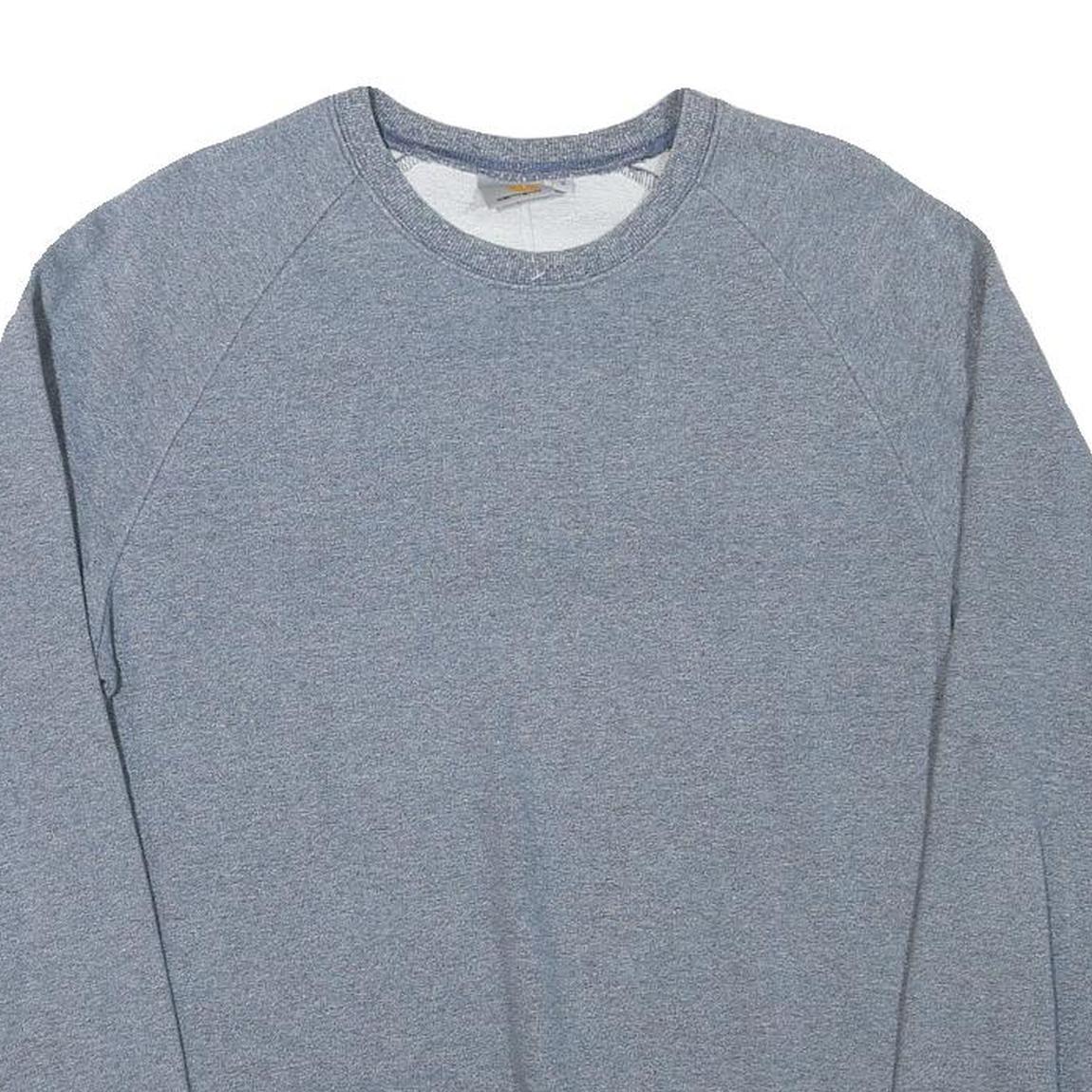 CARHARTT Mens Grey S Crew Neck Cotton Blend Sweatshirt Pullover Casual