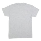 GILDAN Mens Grey Yellow San Lorenzo High School Grizzlies Graphic T-Shirt M