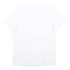 TED BAKER Womens White Modern T-Shirt M Short Sleeve Crew Neck Branding