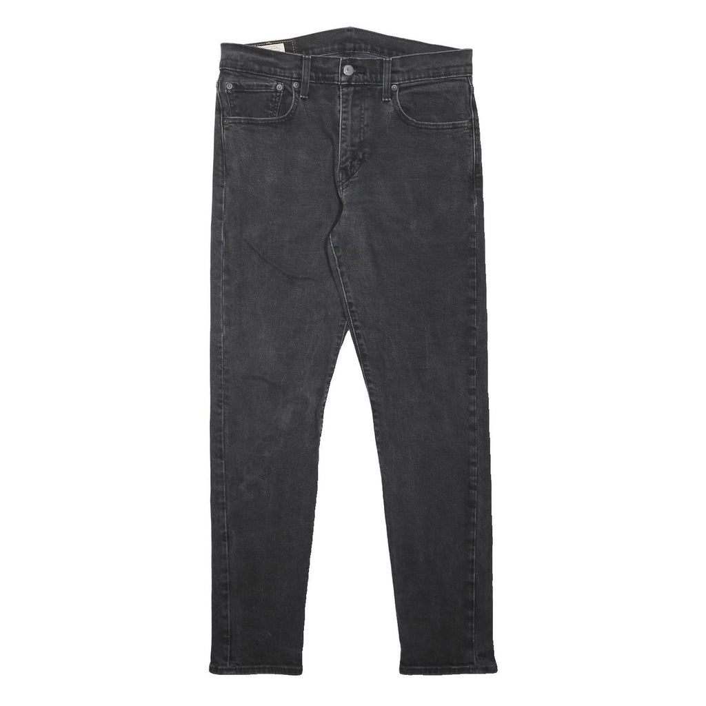 LEVI'S 512 Tapered Mens Jeans Black Slim Tapered Denim Medium W32 L30 Classic