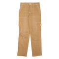 DICKIES Workwear Womens Jeans Beige Slim Straight W28 L28