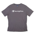 CHAMPION Mens T-Shirt Grey Crew Neck L