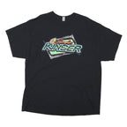 Mens Black Jordan Kinser Racing Graphic T-Shirt 2XL Short Sleeve Crew Neck