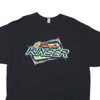 Mens Black Jordan Kinser Racing Graphic T-Shirt 2XL Short Sleeve Crew Neck