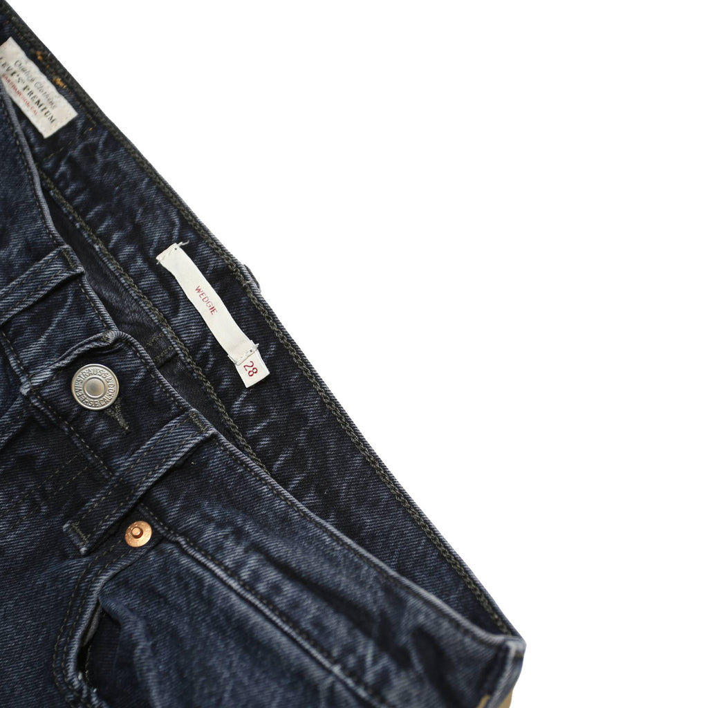 LEVI'S Womens Shorts Blue Denim Cut-Off XS W28 Casual Summer Style