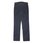LEVI'S Mens Cotton Blend Navy Regular Straight Trousers W30 L33 Classic Zip