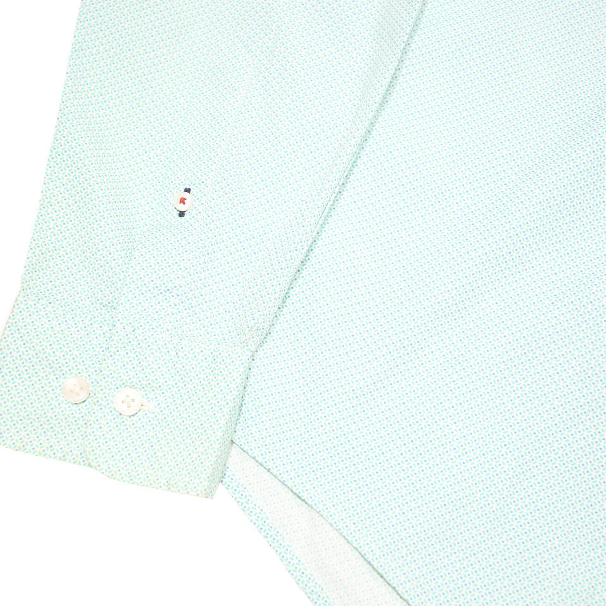 TOMMY HILFIGER Mens Blue Patterned Shirt M Button-Down Collar Casual Cotton