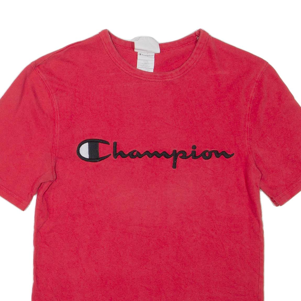 CHAMPION Mens T-Shirt Red S