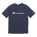 CHAMPION Mens Navy Blue Graphic T-Shirt M Short Sleeve Crew Neck Premium Cotton