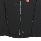 DICKIES Mens Black Softshell Zip Jacket L Polyester Workwear Comfort Durable