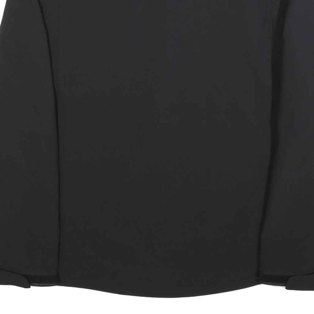 DICKIES Mens Black Softshell Zip Jacket L Polyester Workwear Comfort Durable