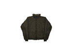 GREEN TRAIL Mens Brown & Green Camouflage Cotton Blend Zip Jacket XL