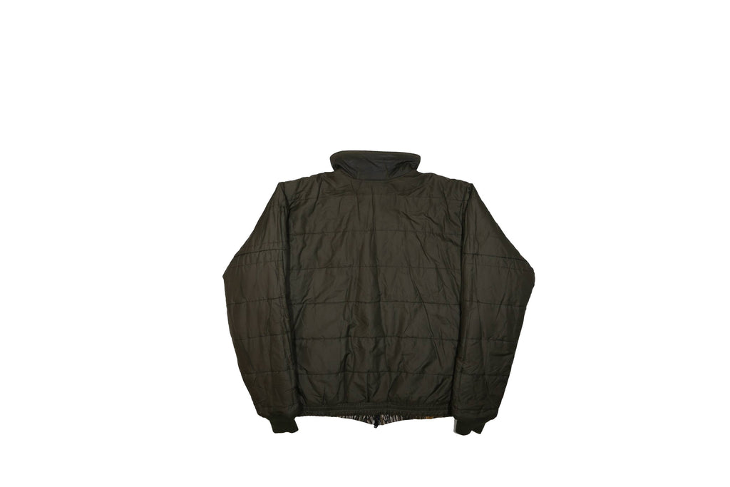 GREEN TRAIL Mens Brown & Green Camouflage Cotton Blend Zip Jacket XL