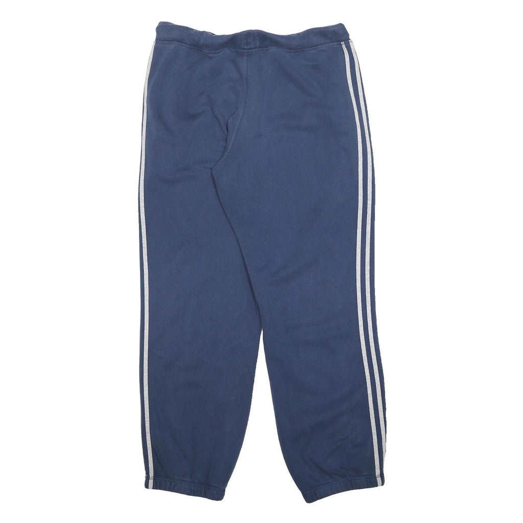 ADIDAS Mens Joggers Blue & White Slim Tapered L W31 L29 Sportswear