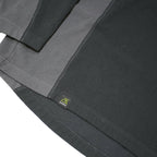 BERGHAUS Womens Black & Grey Colourblock Pullover Fleece 1/4 Zip XL Relaxed Fit