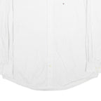 TOMMY HILFIGER Mens White Cotton Shirt 2XL Classic Long Sleeve Button Shirt