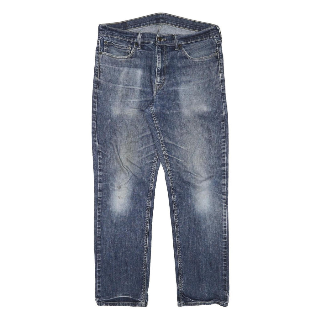 LEVI'S Mens Jeans Blue Regular Straight Denim Medium W33 L29 Classic Zip Cotton