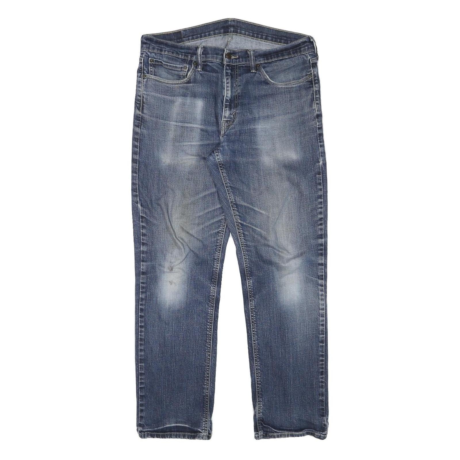 LEVI'S Mens Jeans Blue Regular Straight Denim Medium W33 L29 Classic Zip Cotton