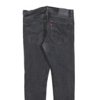 LEVI'S 512 Tapered Mens Jeans Black Slim Tapered Denim Medium W32 L27 Stylish